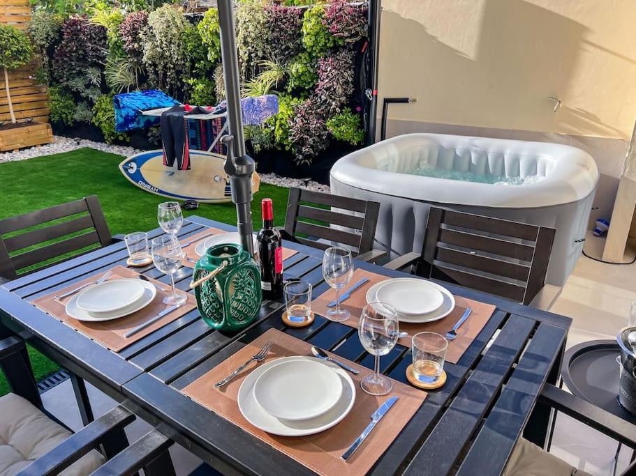 Relaxing Garden Los Cristianos Con Jacuzzi Y Barbacoa Arona  Eksteriør bilde